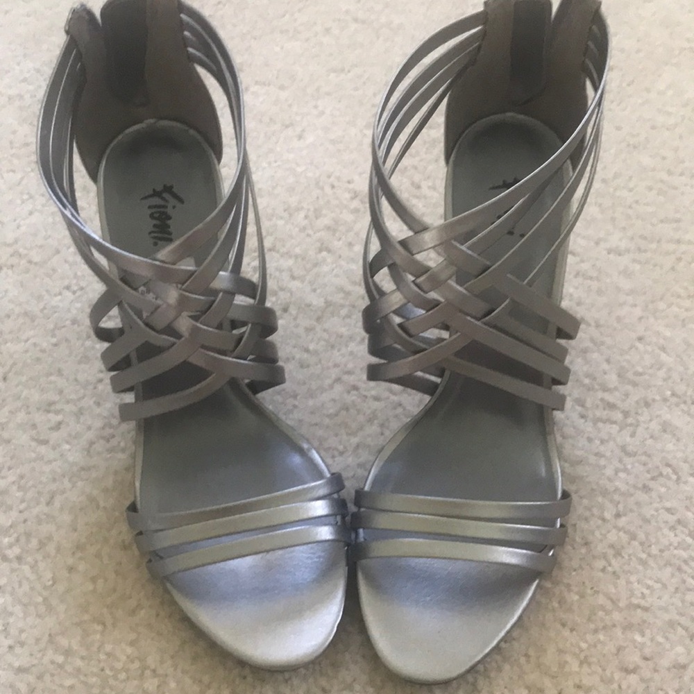 Silver heels